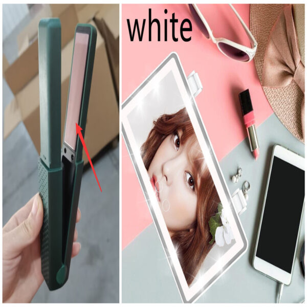 Hair Straightener Cordless Usb Hair Straightener Mini Ceramics Hair Curler 3 Constant Temperature Portable Flat Iron For Travel - Image 10